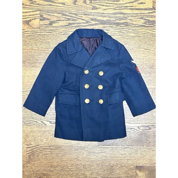 Fieldstone Other - VINTAGE 1960's Fieldstone Double Breasted Wool Coat JFK Jr US Navy Boys Size 2
